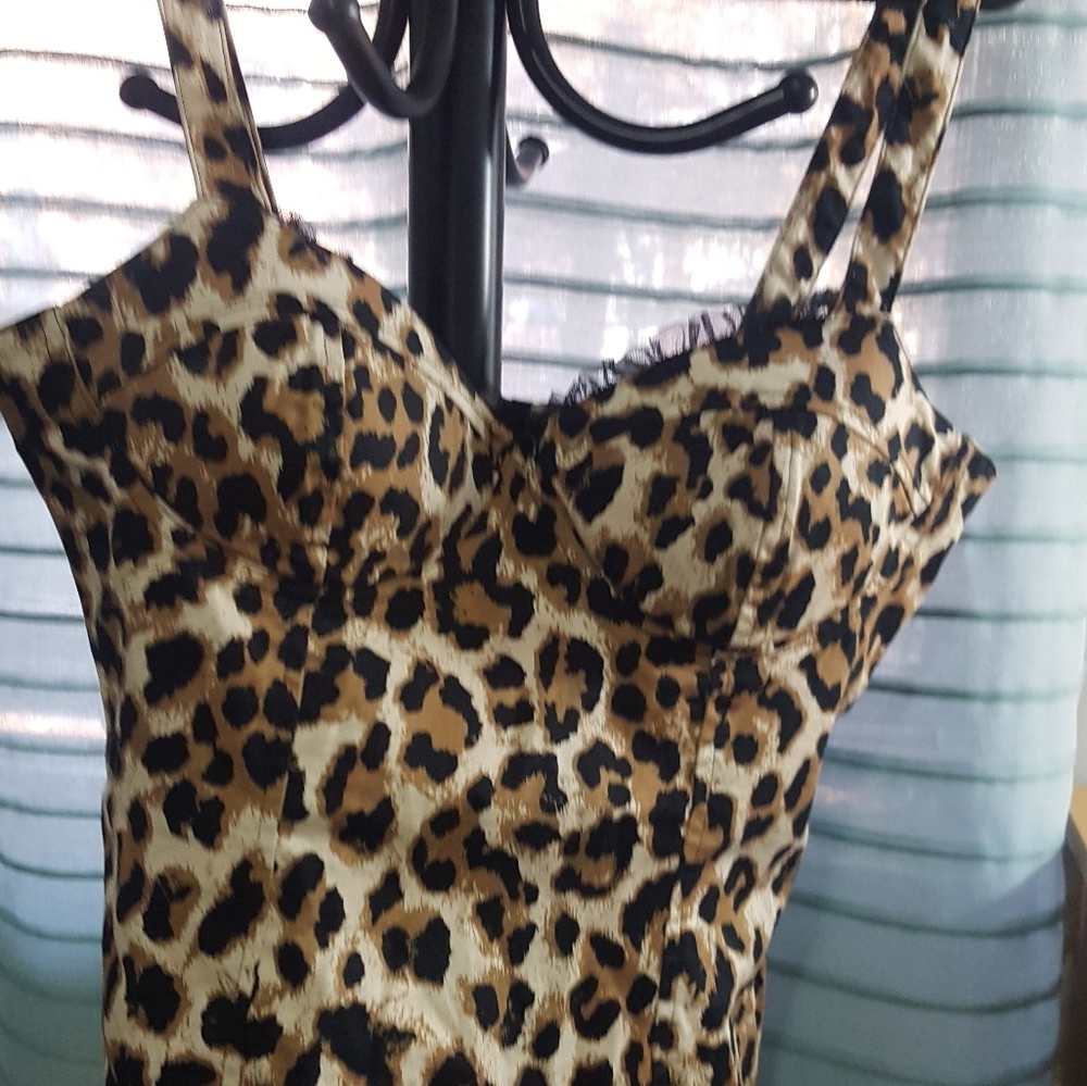 Guess animal print top